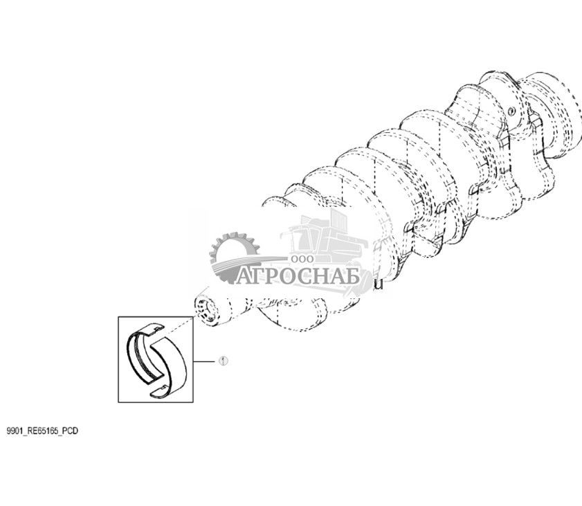 9901 Комплект подшипников коленчатого вала - ST412005 792.jpg